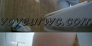 A hidden camera in the women's toilet of a cafe is filming women urinating (Toilet Cafe 2021 01-10)